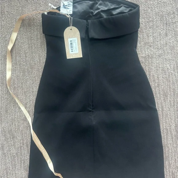 NWT Meshki Black Strapless Dress - Picture 3 of 5